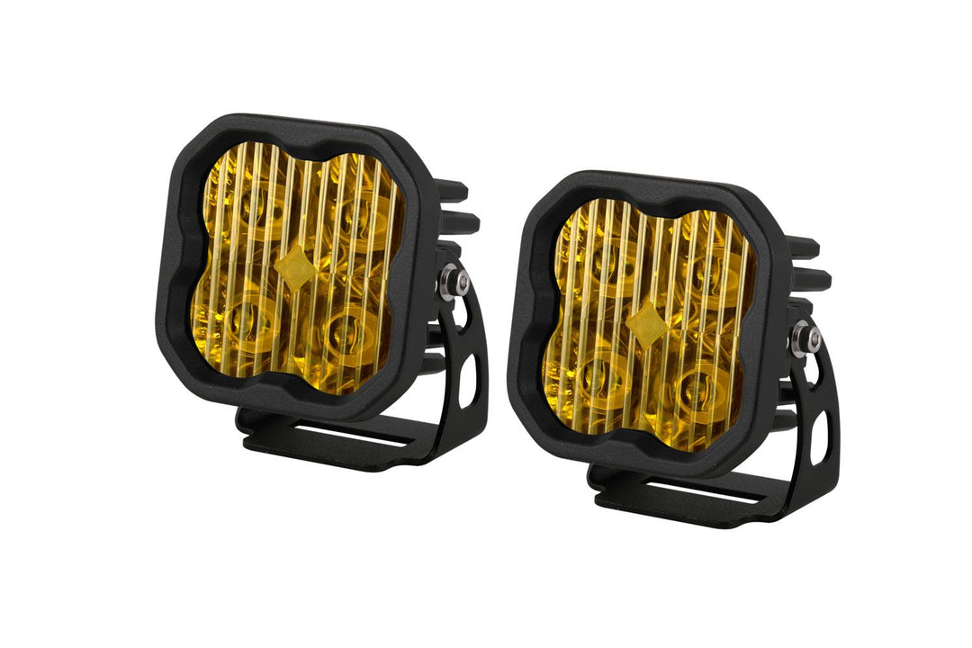 Stage Series 3" SAE Yellow Sport LED Pod (pair) - AdventureLifeDecals