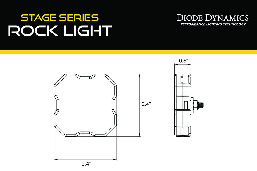 Stage Series RGBW LED Rock Light (8-pack) - AdventureLifeDecals