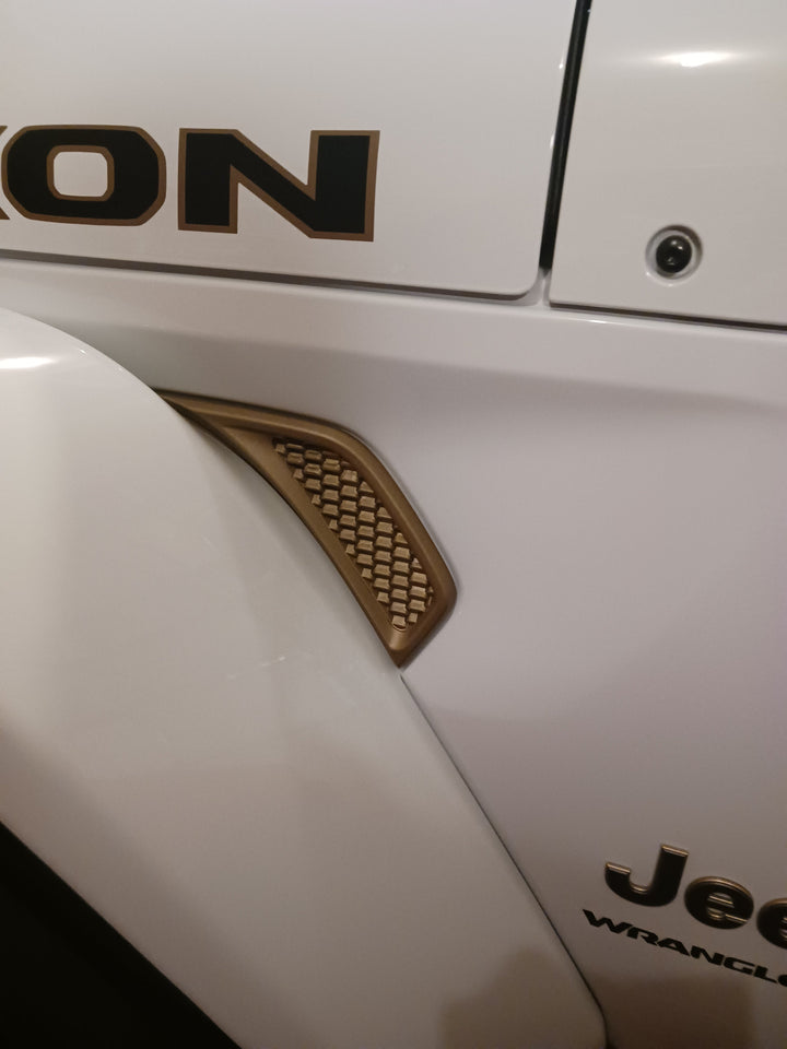 Custom-Painted Side Vents fits Jeep JL/JT Rubicon