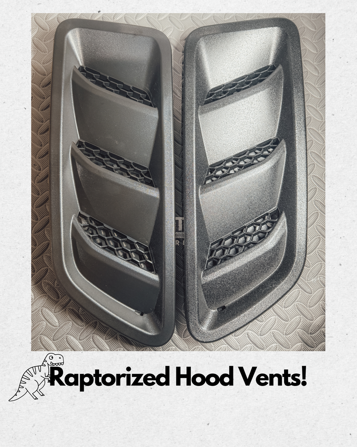 Raptorized Hood Vents Fits  JL/JT Rubicon