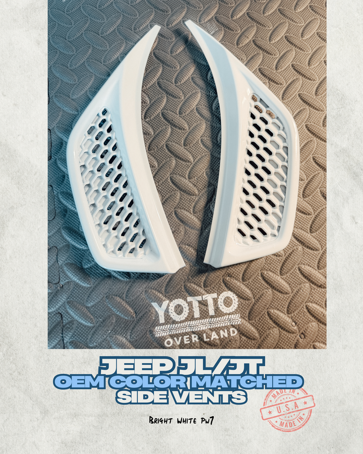 Side Vents Color Matched for Jeep JL JT Rubicon