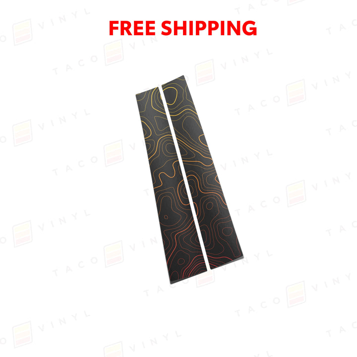 2010-24 4Runner Door Pillar Decals