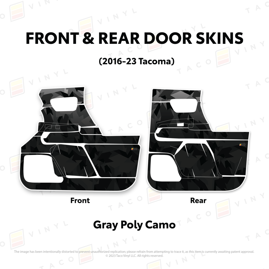 2016-23 Tacoma Door Skins
