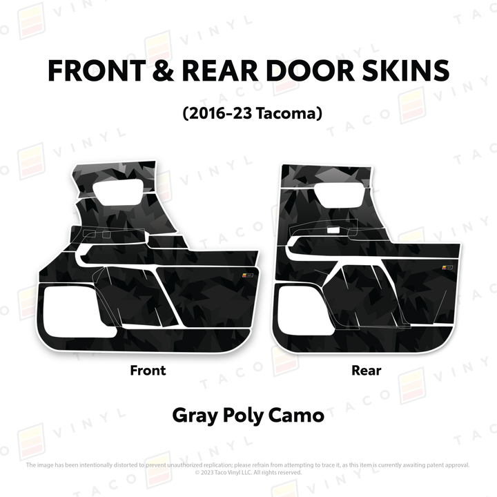 2016-23 Tacoma Door Skins
