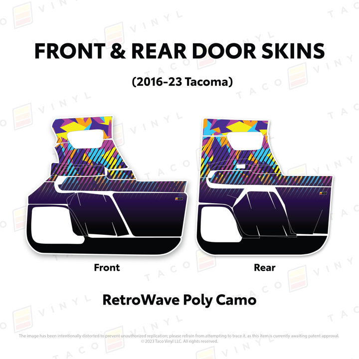 2016-23 Tacoma Door Skins