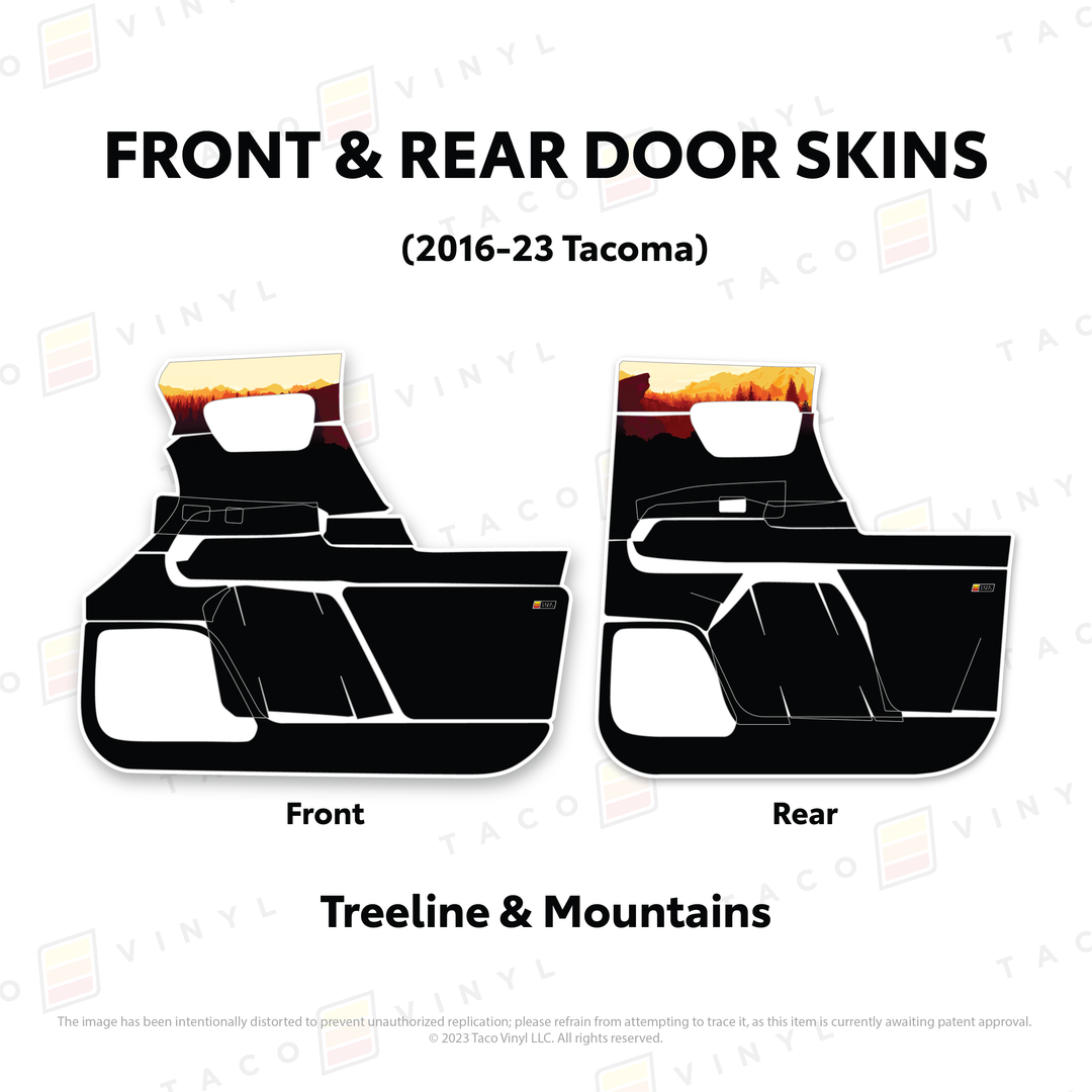 2016-23 Tacoma Door Skins