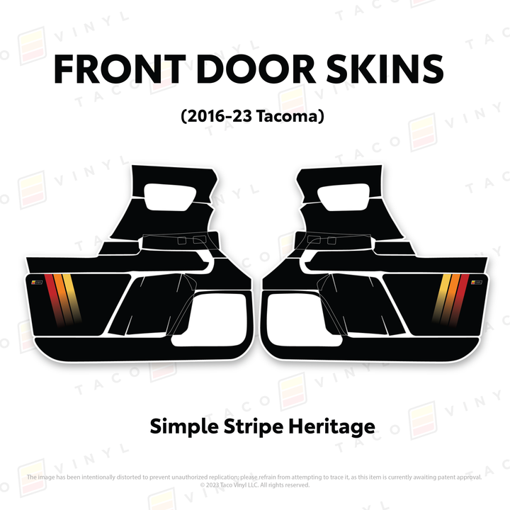 2016-23 Tacoma Door Skins