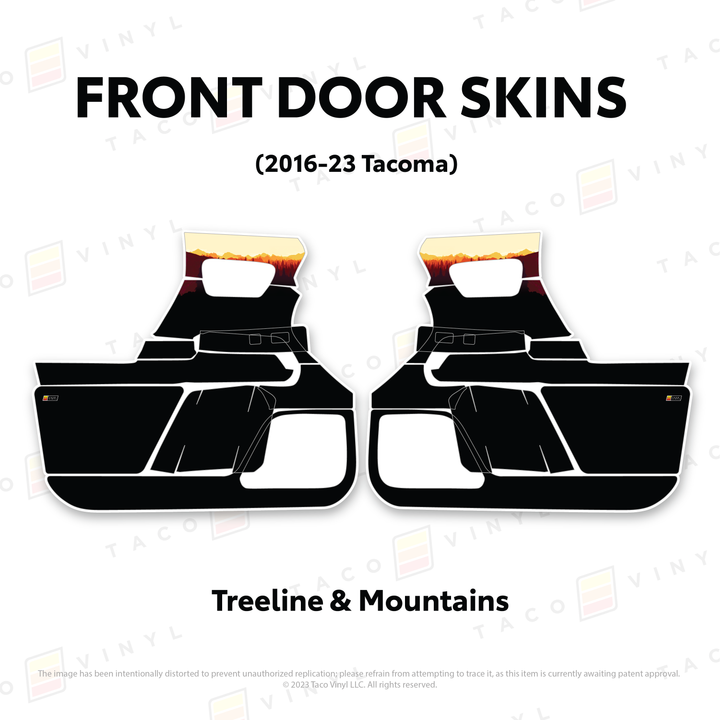 2016-23 Tacoma Door Skins