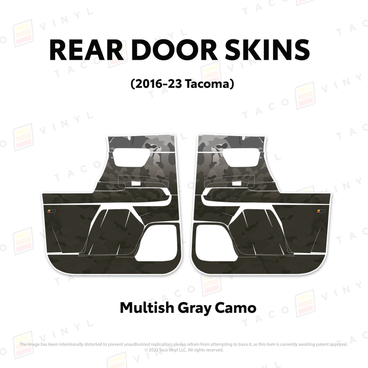 2016-23 Tacoma Door Skins