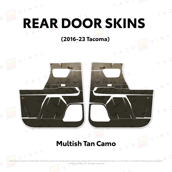 2016-23 Tacoma Door Skins
