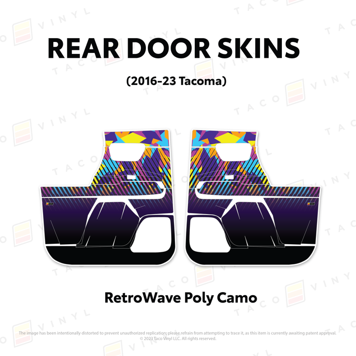 2016-23 Tacoma Door Skins
