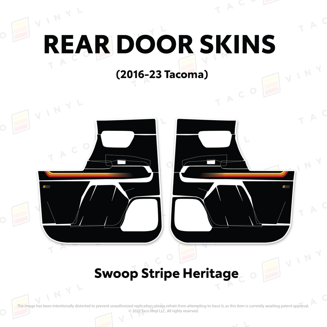 2016-23 Tacoma Door Skins