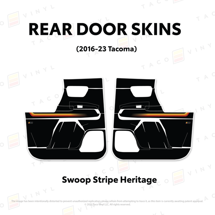 2016-23 Tacoma Door Skins