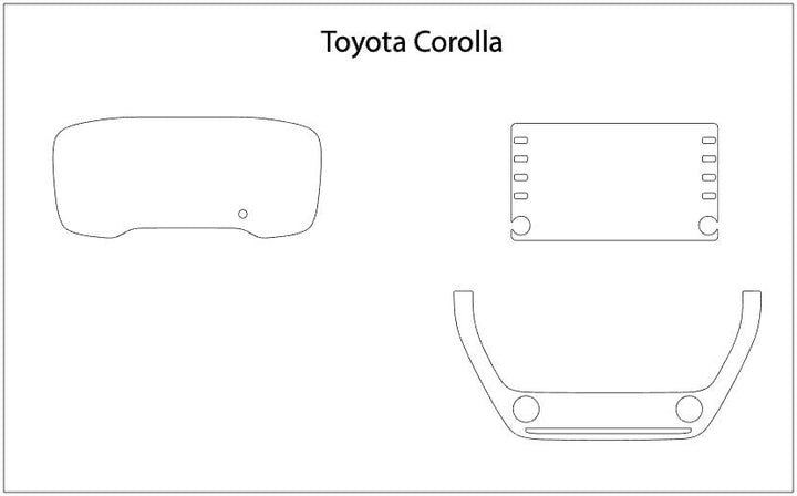 Toyota Corolla Screen ProTech Kit