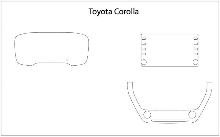 Toyota Corolla Screen ProTech Kit