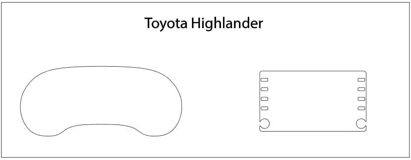 Toyota Highlander Screen ProTech Kit