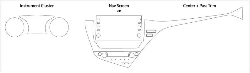 Toyota Camry Screen ProTech Kit