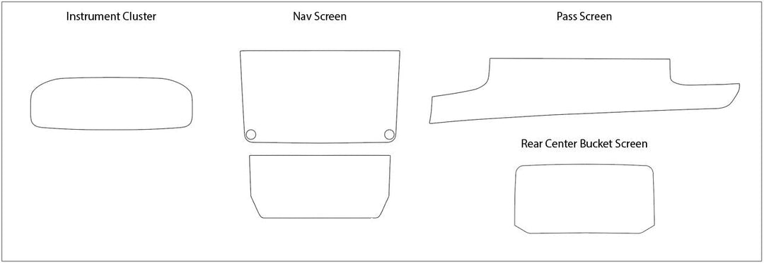 Jeep Grand Wagoneer Screen ProTech Kit