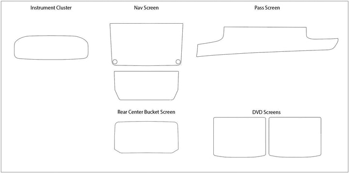 Jeep Grand Wagoneer Screen ProTech Kit