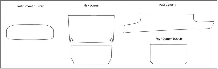 Jeep Grand Wagoneer Screen ProTech Kit