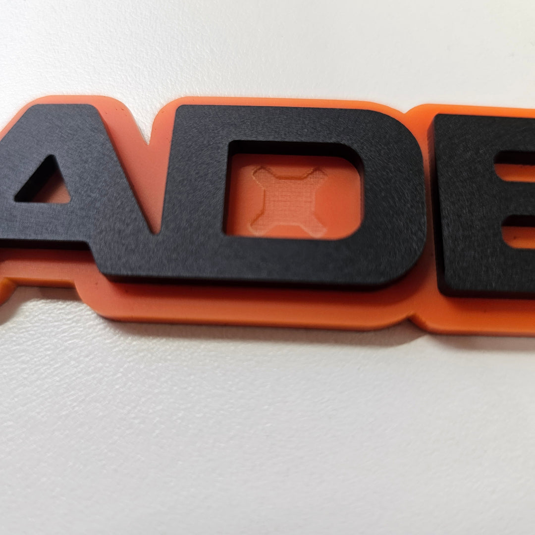 Jeep RENEGADE Door Emblems - PAIR L/R Sides - Two Color Stacked