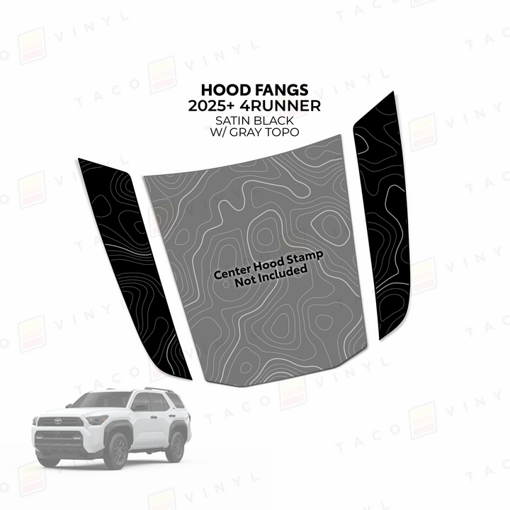 2025+ 4Runner Apex Hood Fangs