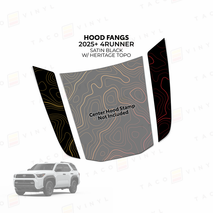 2025+ 4Runner Apex Hood Fangs