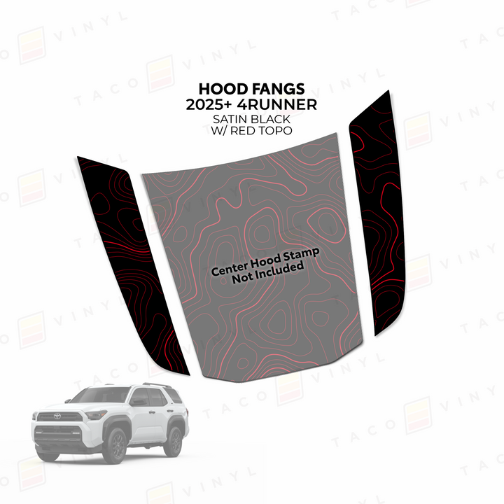 2025+ 4Runner Apex Hood Fangs