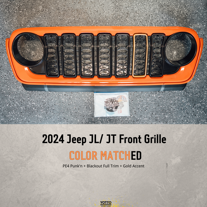 Jeep JL JT 2024 Front Grilles - OEM Color Matched