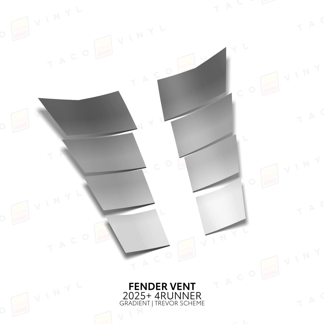 2025+ 4Runner Gradient Fender Vents