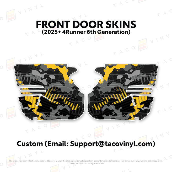2025+ 4Runner Door Skins