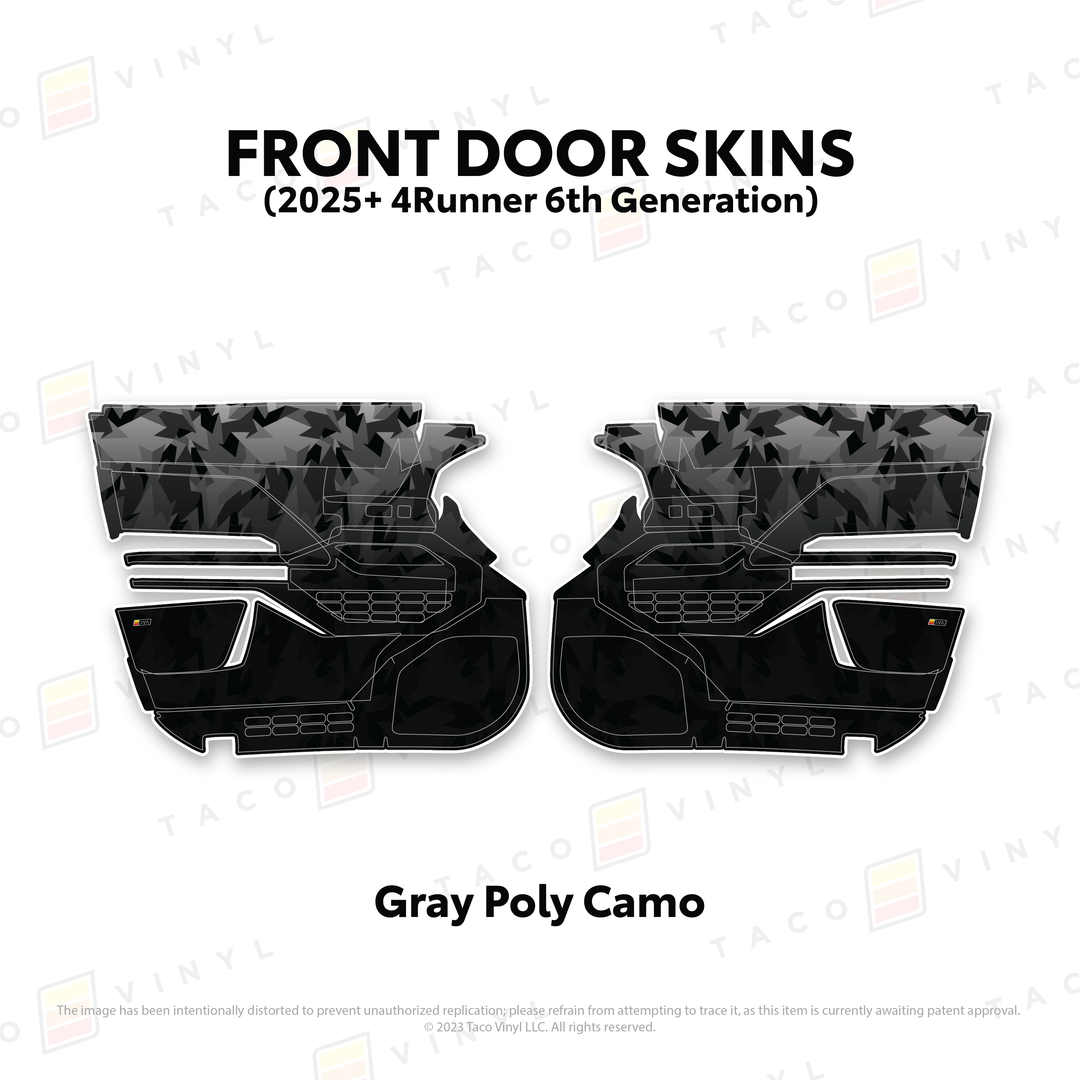 2025+ 4Runner Door Skins