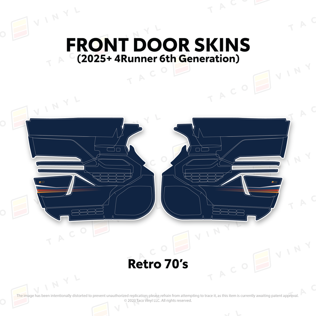 2025+ 4Runner Door Skins