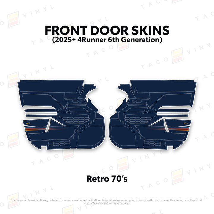 2025+ 4Runner Door Skins
