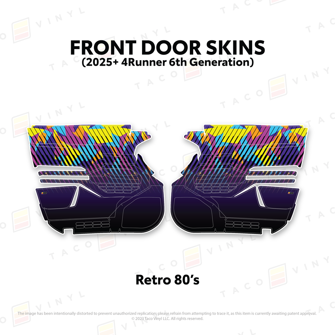 2025+ 4Runner Door Skins