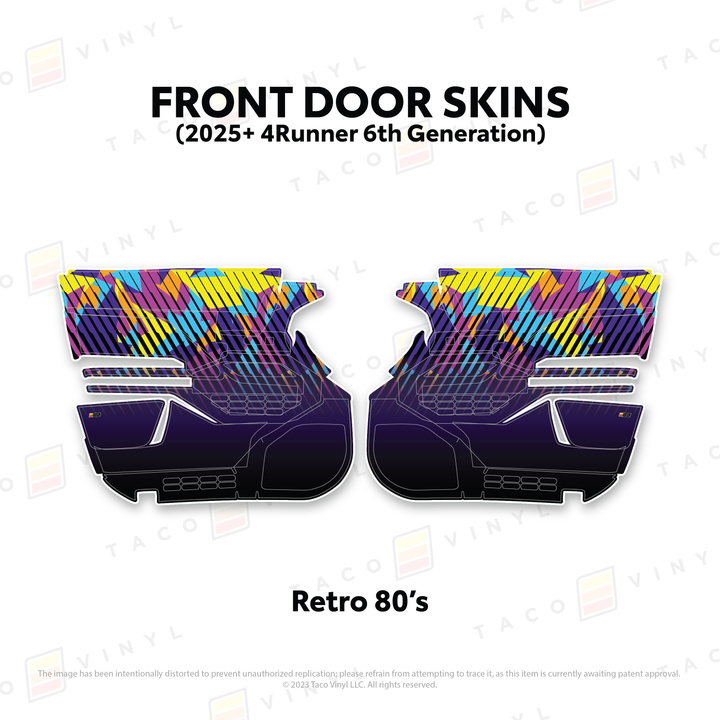 2025+ 4Runner Door Skins