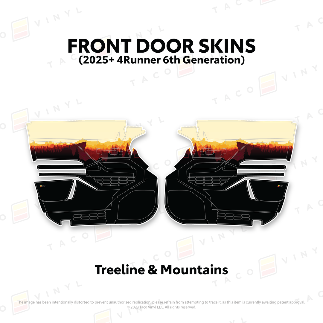 2025+ 4Runner Door Skins
