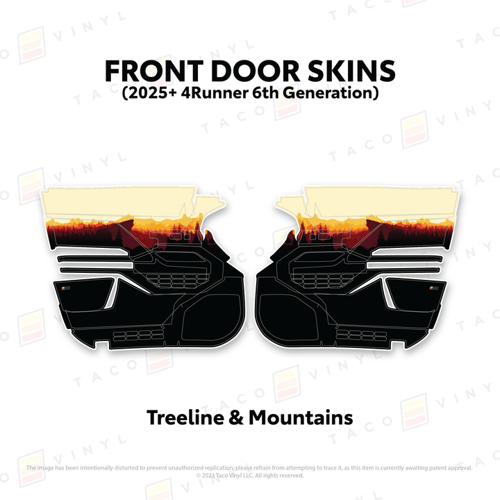 2025+ 4Runner Door Skins