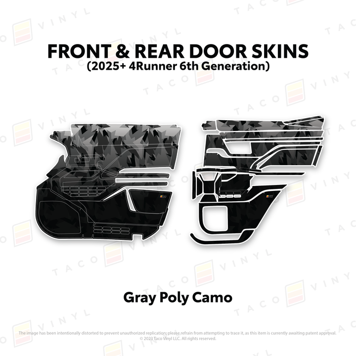 2025+ 4Runner Door Skins