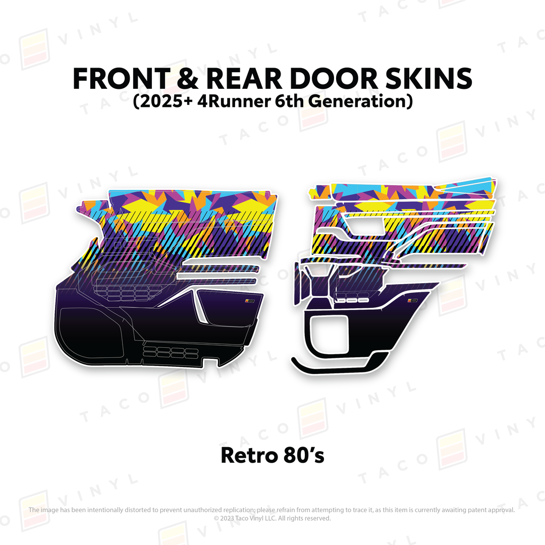 2025+ 4Runner Door Skins