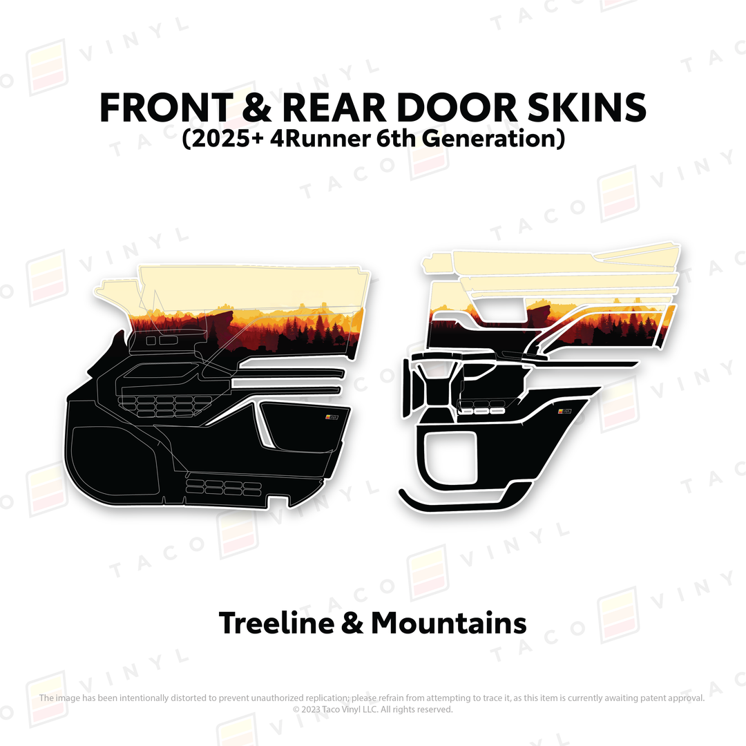 2025+ 4Runner Door Skins