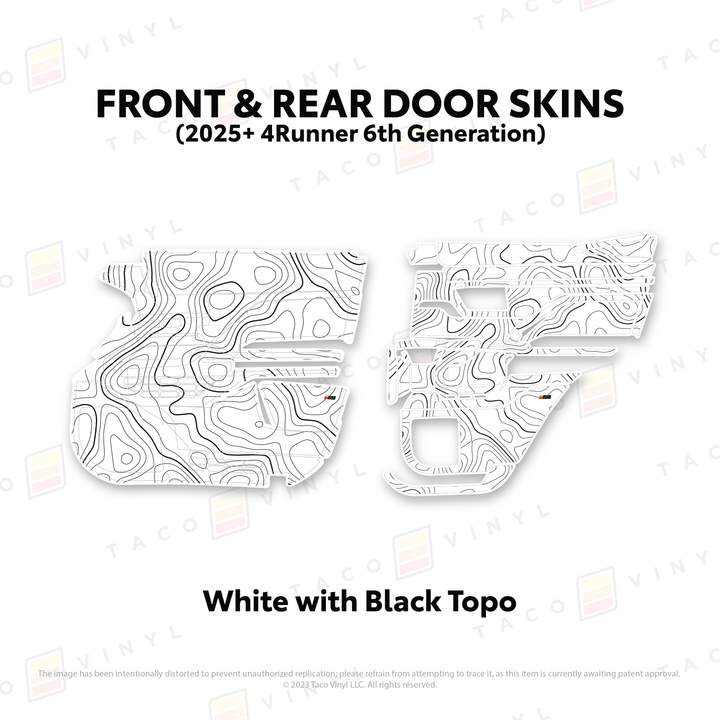 2025+ 4Runner Door Skins