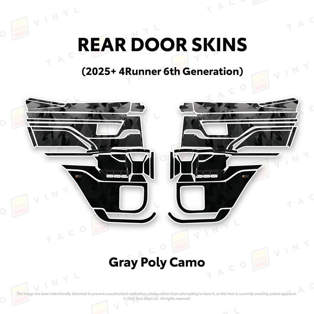 2025+ 4Runner Door Skins