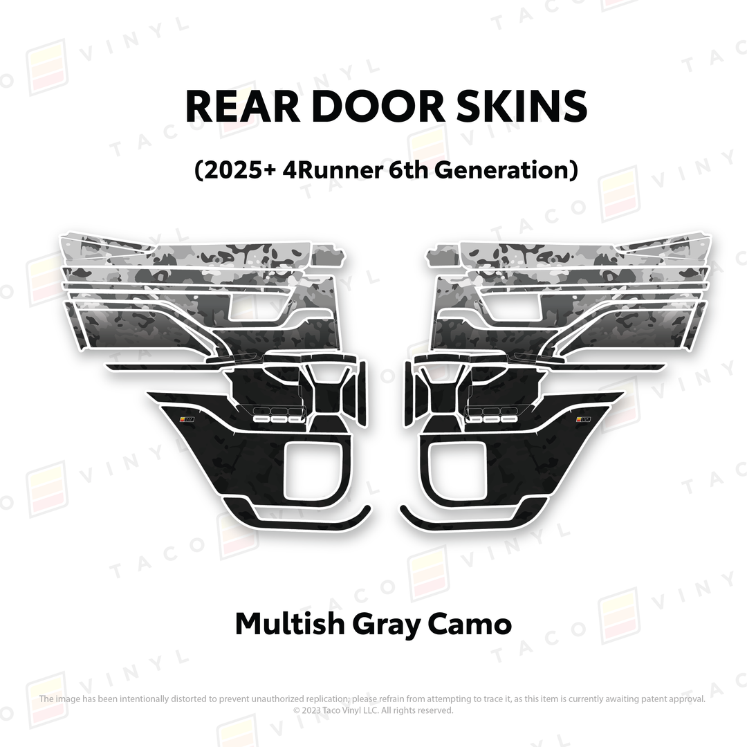 2025+ 4Runner Door Skins
