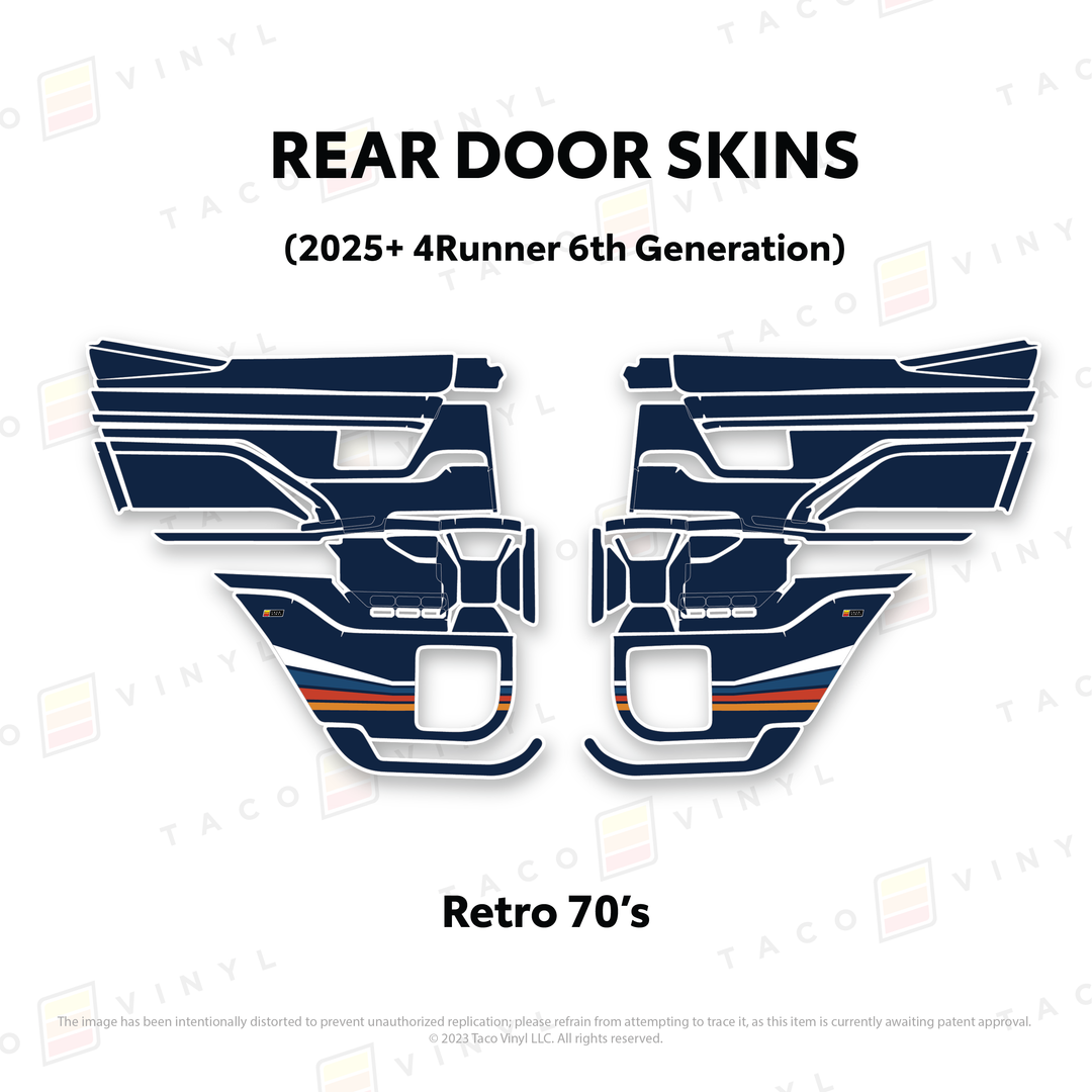 2025+ 4Runner Door Skins