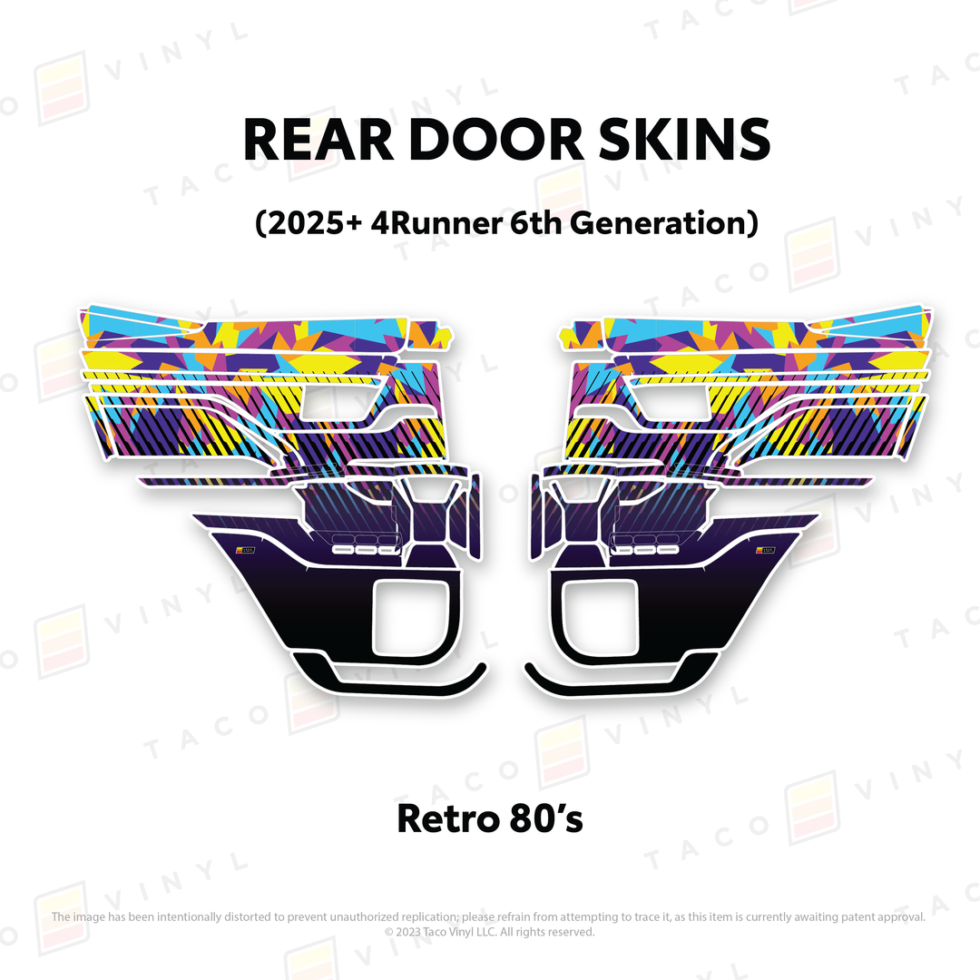 2025+ 4Runner Door Skins