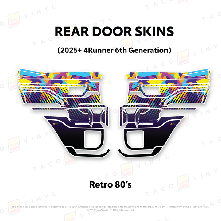 2025+ 4Runner Door Skins