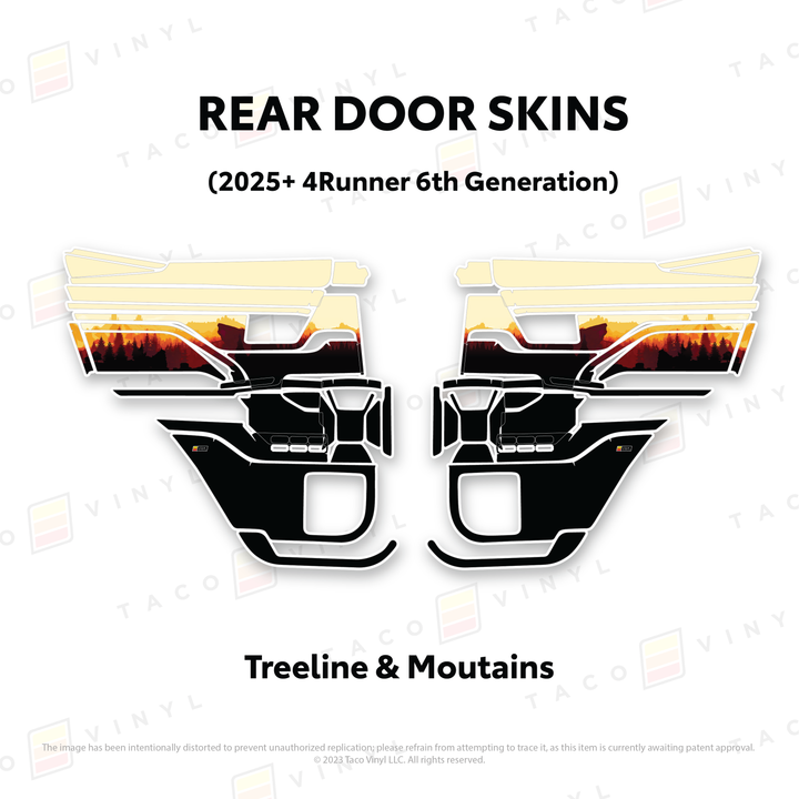 2025+ 4Runner Door Skins