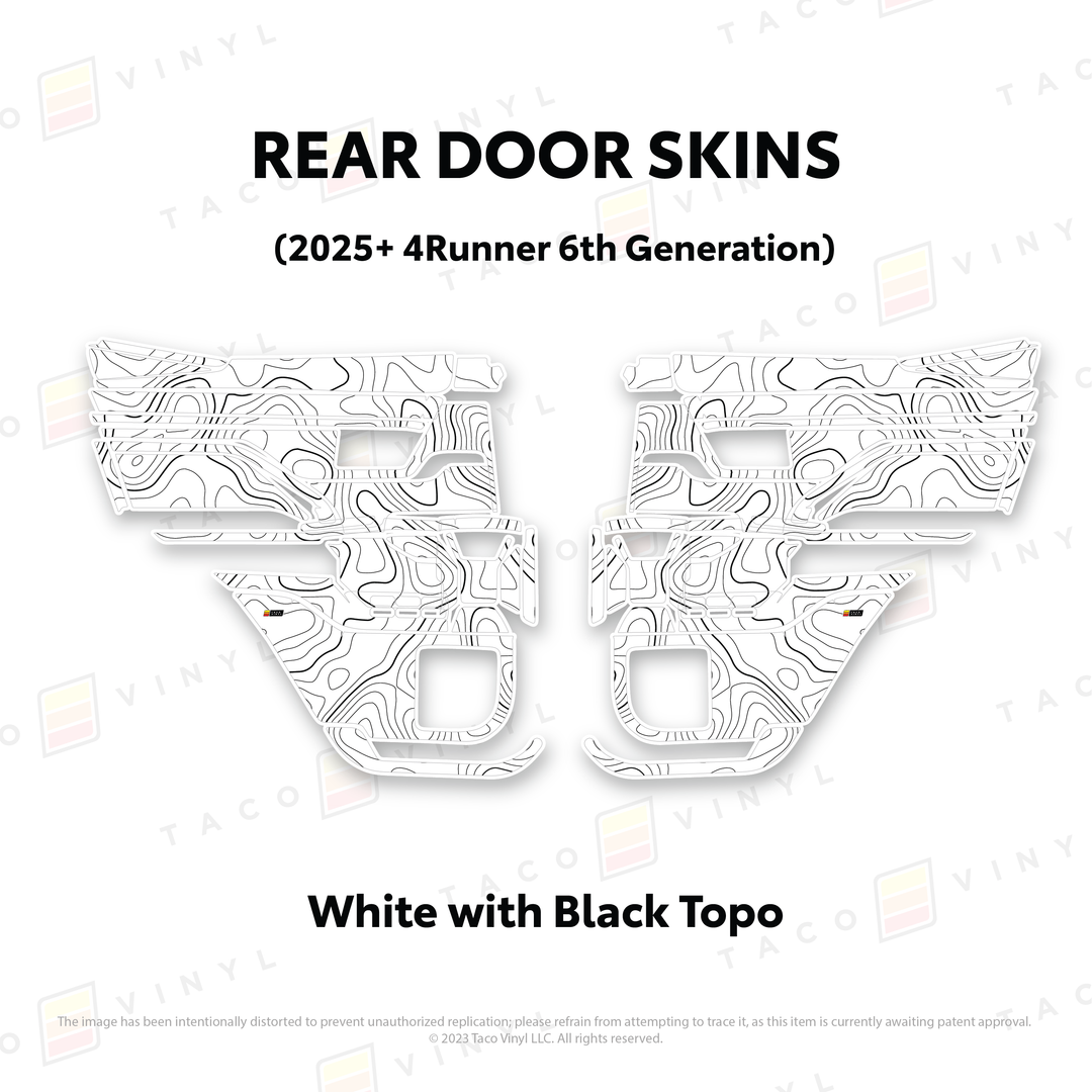 2025+ 4Runner Door Skins