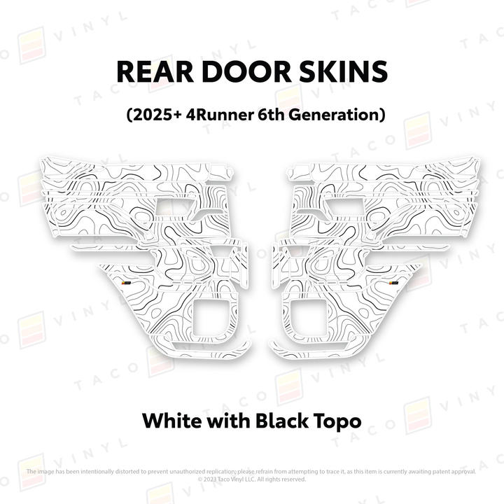 2025+ 4Runner Door Skins